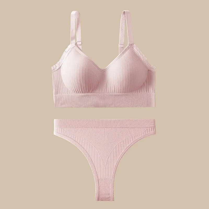 [Ensemble] ensemble de Lingerie Sexy pour femmes ensemble de soutiens-gorge Push Up soutien-gorge à armatures solide ensemble de sous-vêtements de tous les jours