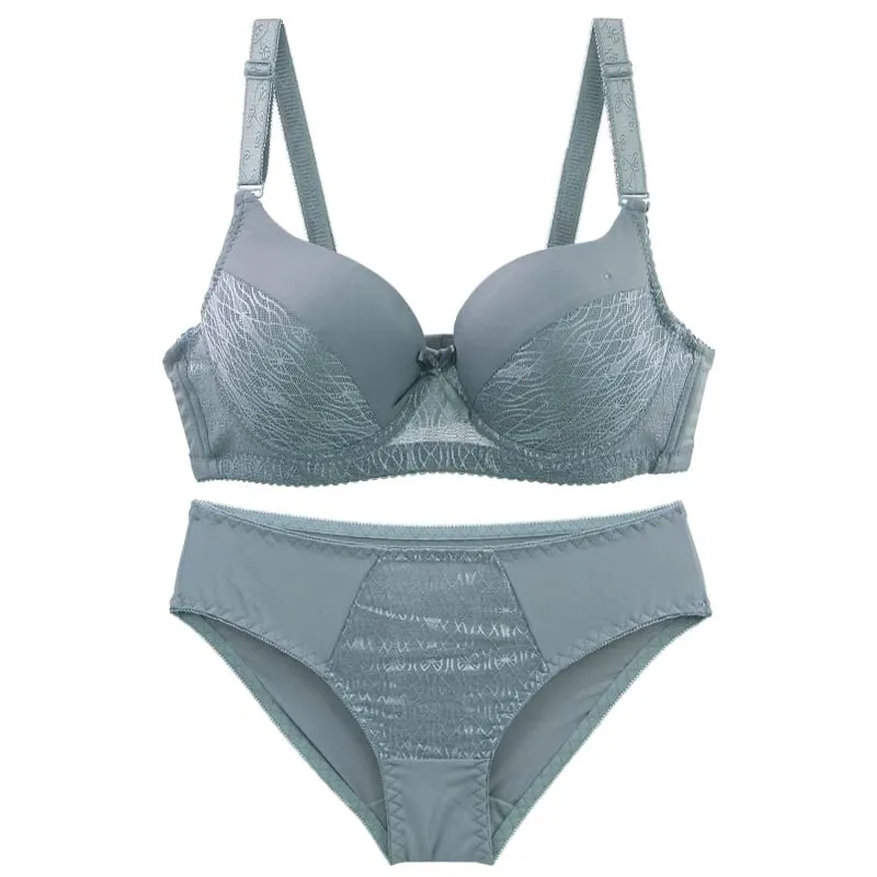 DaiNaFang Sømløs Justerbar Minimizer BH Sæt Åndbar Push Up Side Support Svedsikkert Lingeri ABC Cup Undertøj — image 2