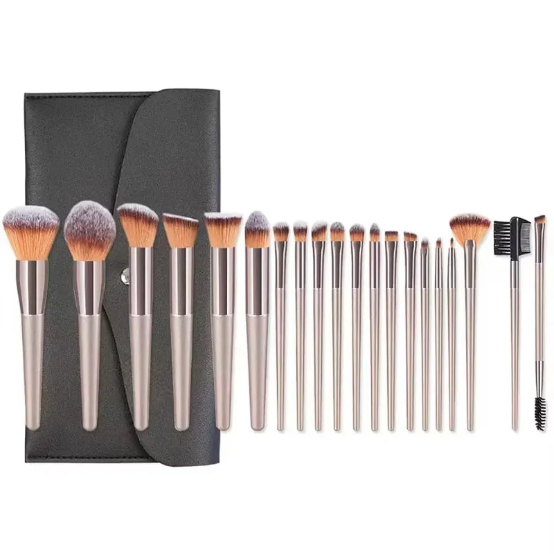 Ensemble de pinceaux de maquillage tout-en-un, 20/40 pièces, éponge de beauté, bandeau bouffant et bracelet, outils cosmétiques professionnels, cadeau — image 9