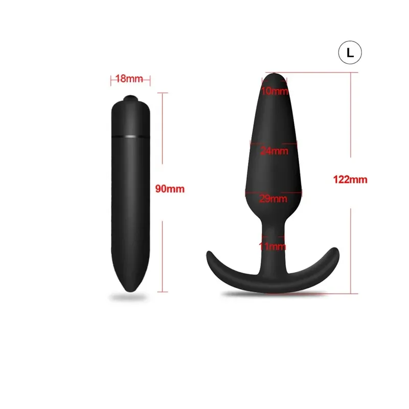 4 adet acemi silikon Butt Plug Anal Plug erkekler için prostat masaj aleti eşcinsel Mini Anal kurşun vibratör seks oyuncak erkekler kadınlar için