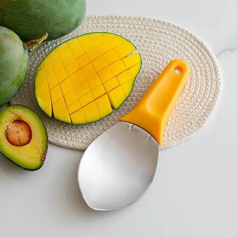 Cortador de Mango multifuncional, cuchara para fruta, cuchillo para cortar sandía, herramientas para cortar Mango, cuchara en cubitos, utensilios de cocina, 1 ud. — image 5