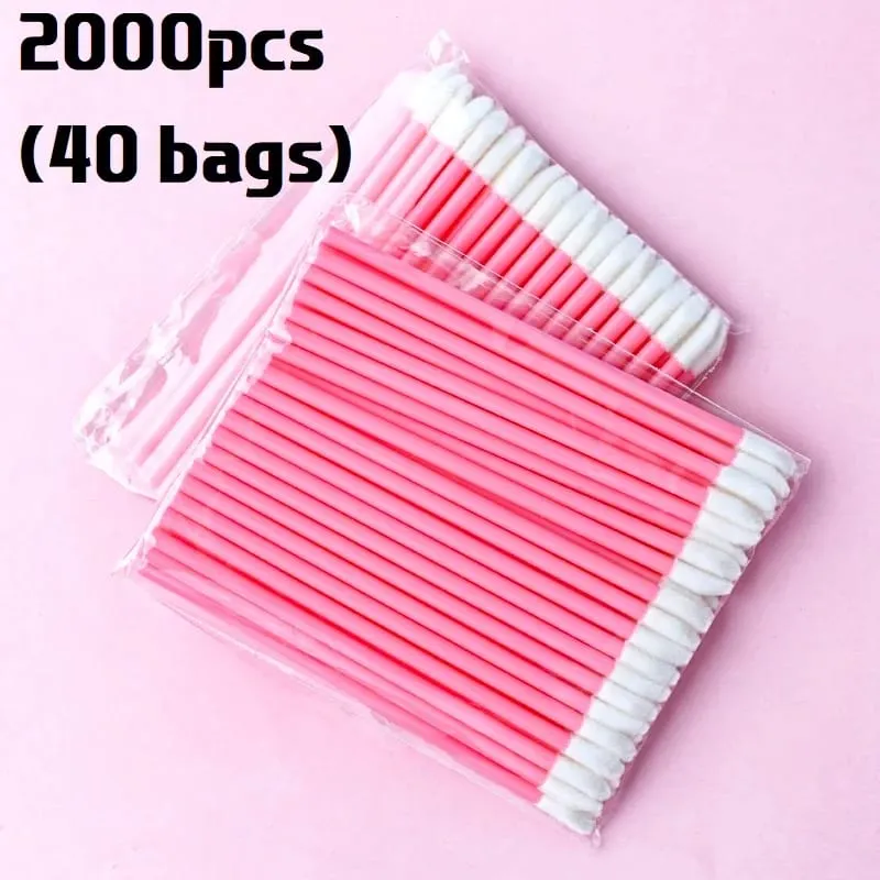 BULK 50/500/2000PCS แปรงทาปาก Professional Applicators ขายส่งลิปสติก Wands ผู้หญิง Lip GLOSS แปรง Make up TOOL อุปกรณ์เสริม — image 13