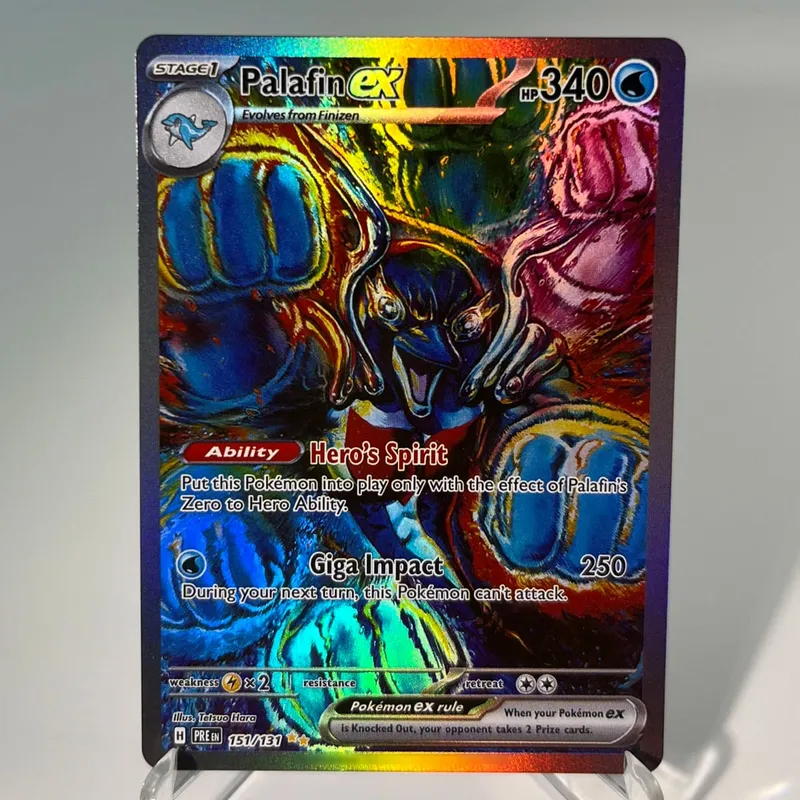 Kad PKM Prismatic Evolutions PTCG5-A GX Rainbow Umbreon Sylveon Leafeon ex Rare Collection Battle Toys Hadiah untuk Hobi — image 14