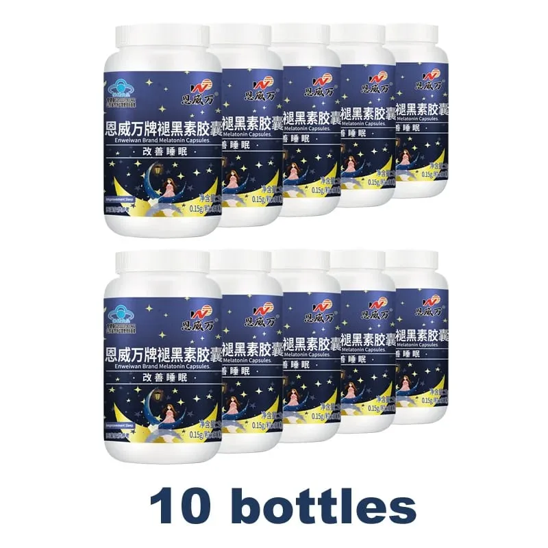 Kapsul Melatonin Tidur Nyenyak & Kognisi Otak Kekuatan Tambahan Liposomal Melatonin dengan Vitamin B6 kesan berganda tidur berkualiti — image 11