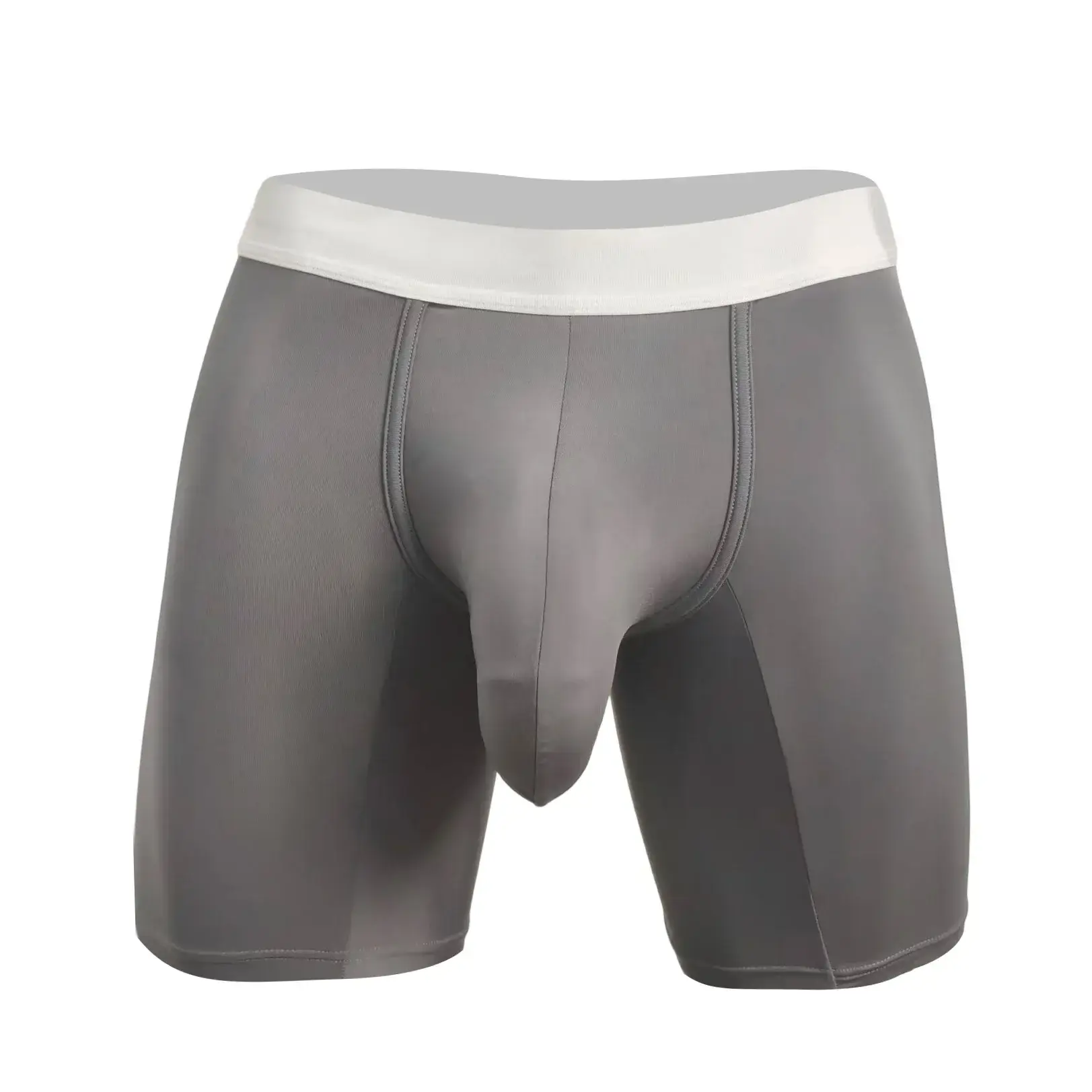 Herren-Boxershorts aus Eisseide, tiefer U-Konvexbeutel, atmungsaktiv, kühl, schnell trocknend, Sport-Laufunterwäsche, Anti-Scheuern, nahtlose Unterhose — image 13