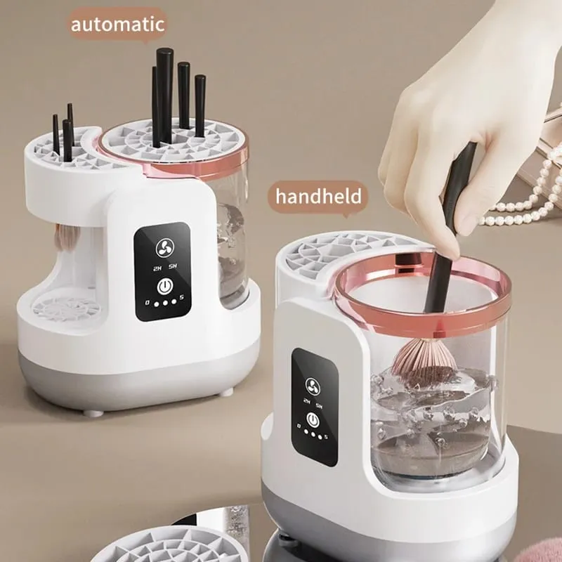 Electric 3 IN 1 Makeup Brush Cleaneing Machine Makeup Brush Dryer Portable Automatic USB Cosmetic Brushes Cleaner Tool — image 6