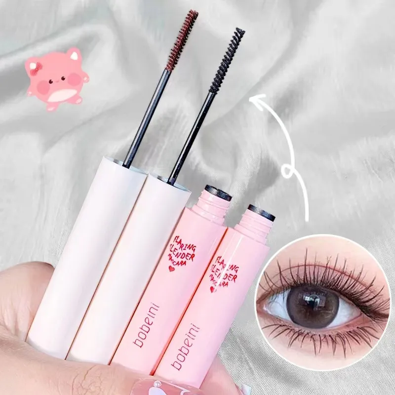 Ultra-Fine แปรงมาสคาร่าแต่งหน้าผ้าไหมเส้นใยยาวขนตากันน้ำ Fast แห้ง Matte สีน้ำตาลสีดำ Curling มาสคาร่าเครื่องสำอางค์ — image 7