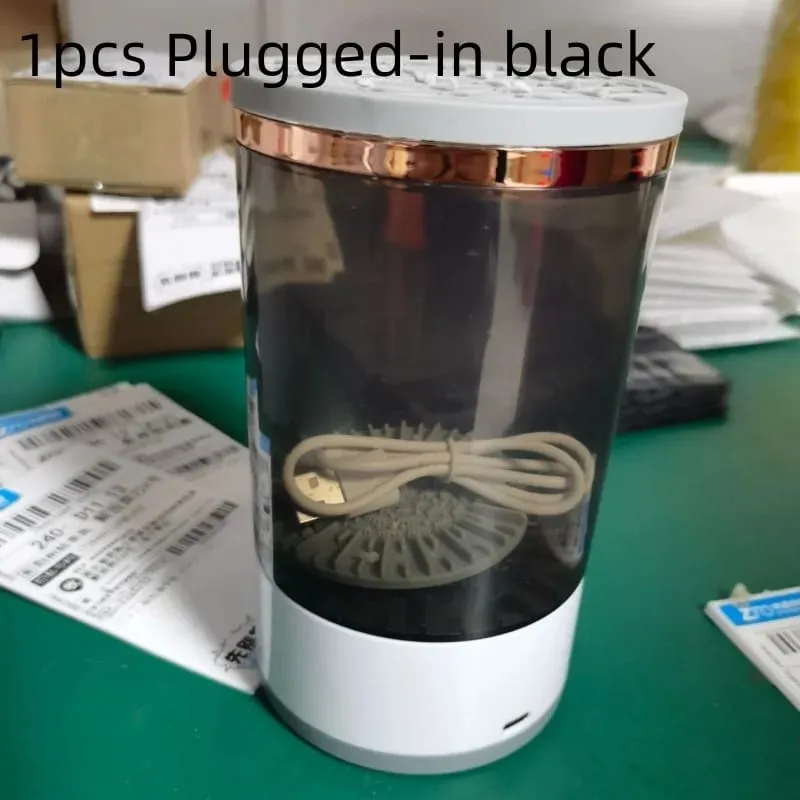 Mesin Kuas Rias Elektrik Isi Ulang USB Portabel Otomatis Efisien untuk Kuas Kosmetik Perjalanan Rumah Alat Pembersih Dalam — image 8
