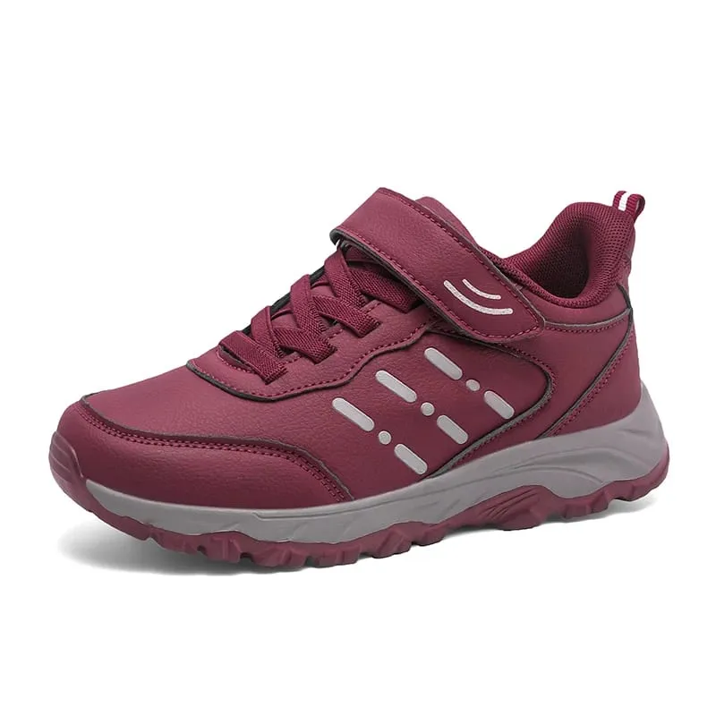 Baskets imperméables pour hommes, chaussures de marche confortables et durables, classiques, couleur unie, chaussures de Camping en plein air décontractées, grosses baskets — image 9