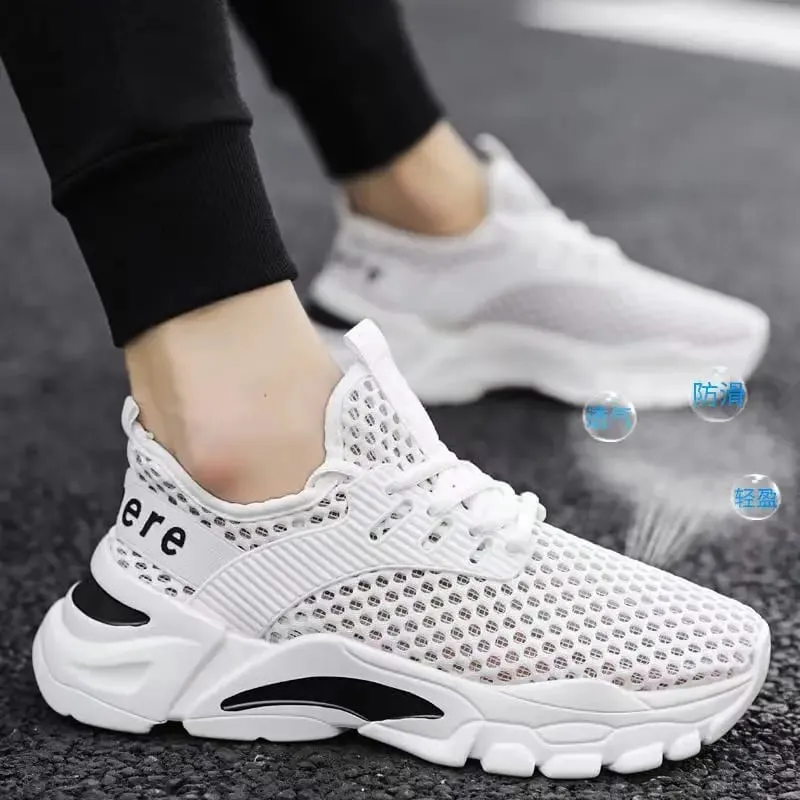 2025 Men's Summer Mesh Sneakers Lightweight and Breathable Running Shoes for Hot Weather Perfect for Sports and Casual Outfits — image 3