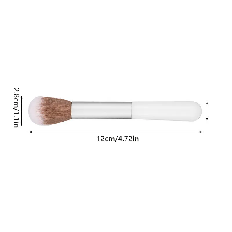 1Pcs Runde Griff Multifunktionale Make-Up Pinsel Mädchen Professionelle Powder Foundation Rouge Pinsel Kosmetische Zubehör — image 6