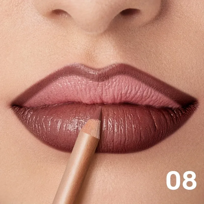 Matte Lip Liner Pencil Nude Long-Lasting Waterproof Smudge-Proof Precise Outline Smooth Creamy Formula — image 25