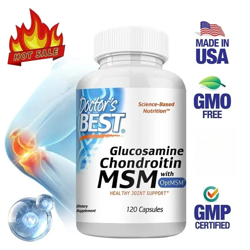 Glucosamine Chondroitin MSM dengan Dukungan Sendi OptiMSM Membantu Mobilitas Sendi Kesehatan Secara Keseluruhan — image 1