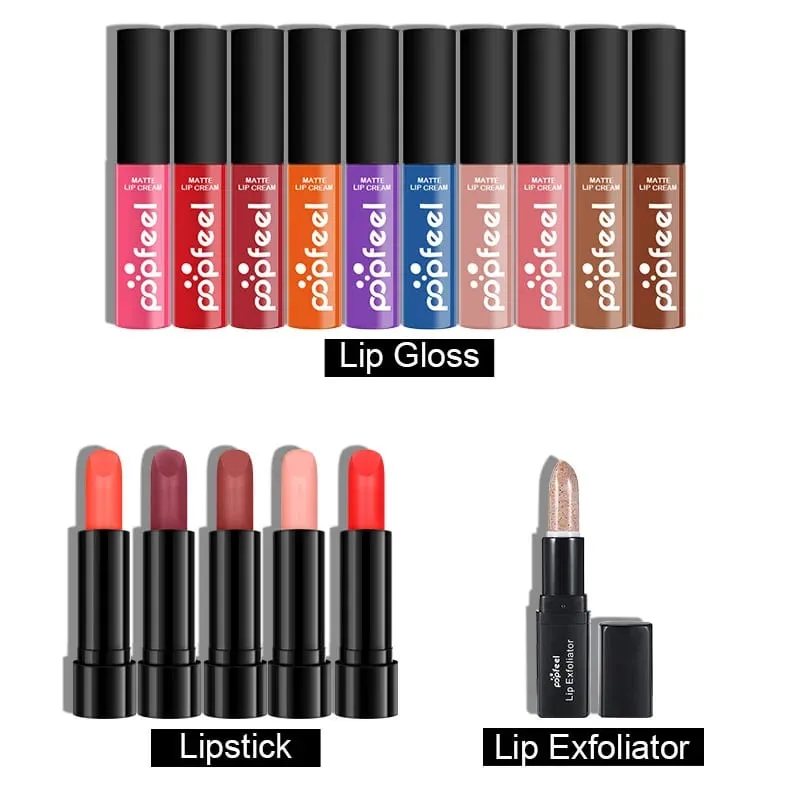 Makeup Full Kit Female Make Up Set Eye Shadow Eyeshadow Palette Lip Gloss Mascara Eyeliner Brushes Bag Make-up for Women