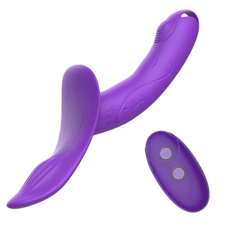 7 ความเร็ว Wearable Double Vibrators สำหรับผู้หญิงเลสเบี้ยน USB ชาร์จสายหนังไม่มีสายหนัง Dildo หญิงผู้ใหญ่ของเล่น