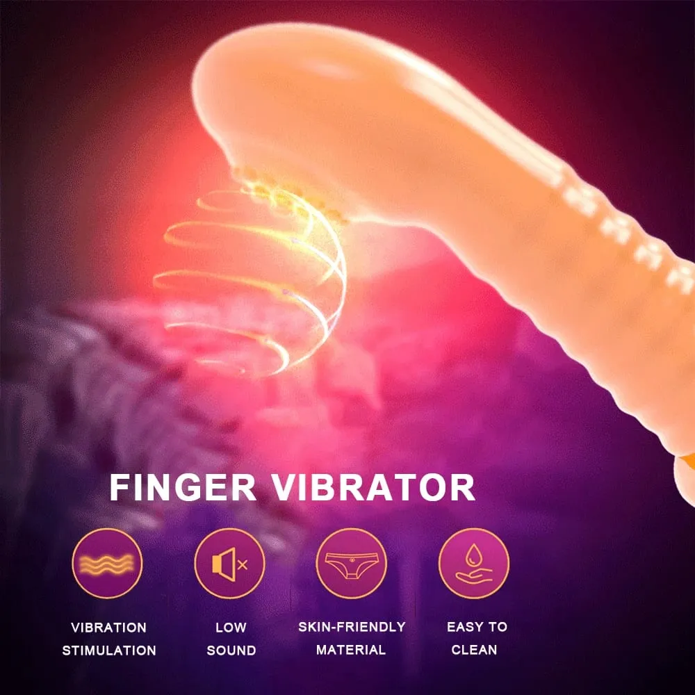 Finger Vibratoren Orgasmus G-punkt Klitoris Vaginal Massage Stimulator Masturbator Erotische Vibrierende Finger Hülse Sex Spielzeug Für Frauen — image 2