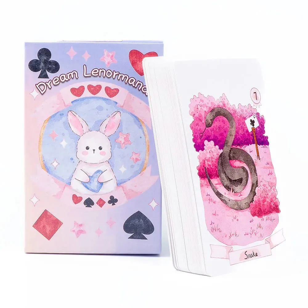 Rana 42 ชิ้น Psychic Dream Lenormand Tarot Deck Wizard การ์ด Oracle Prophecy Deck 8.9*5.7 ซม. สำหรับ Divination และ Oracle อ่าน — image 3