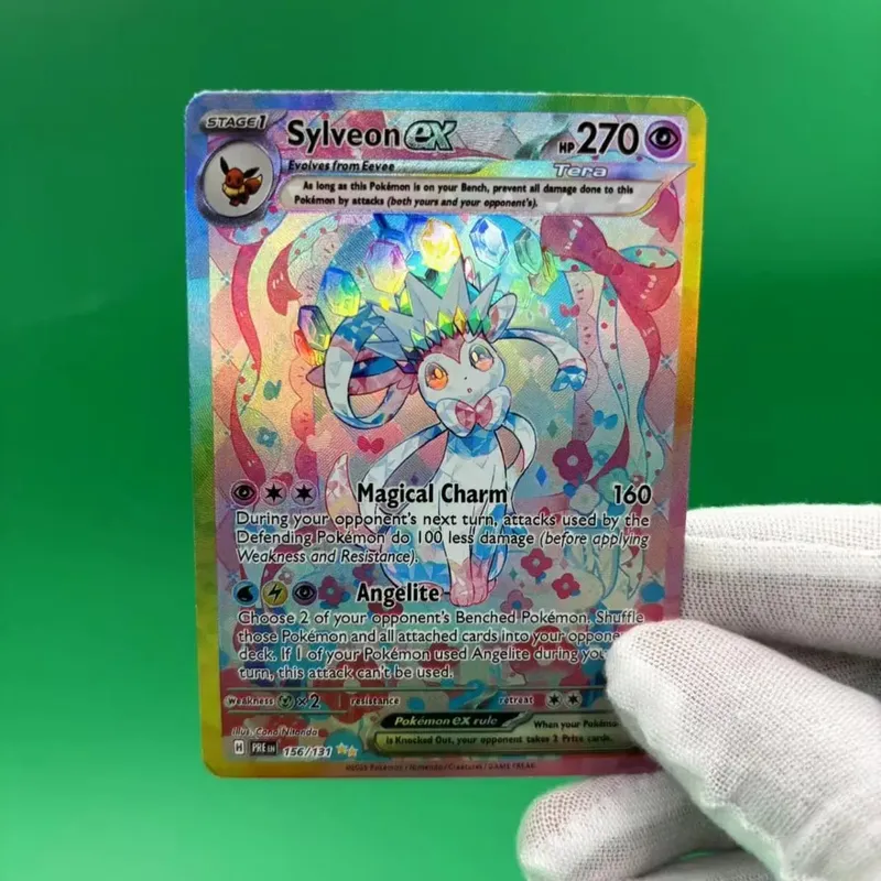 P 컬렉션 카드 Mew ex Umbreone Blastoise DIY 자기 제작 단일 카드 클래식 게임 애니메이션 카드 선물 장난감