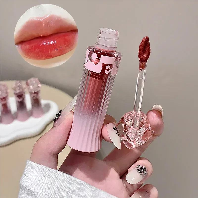Gege Bear – ensemble de rouge à lèvres léger à l'eau, brillant à lèvres miroir, hydratant, longue durée, cadeau pour amoureux — image 3
