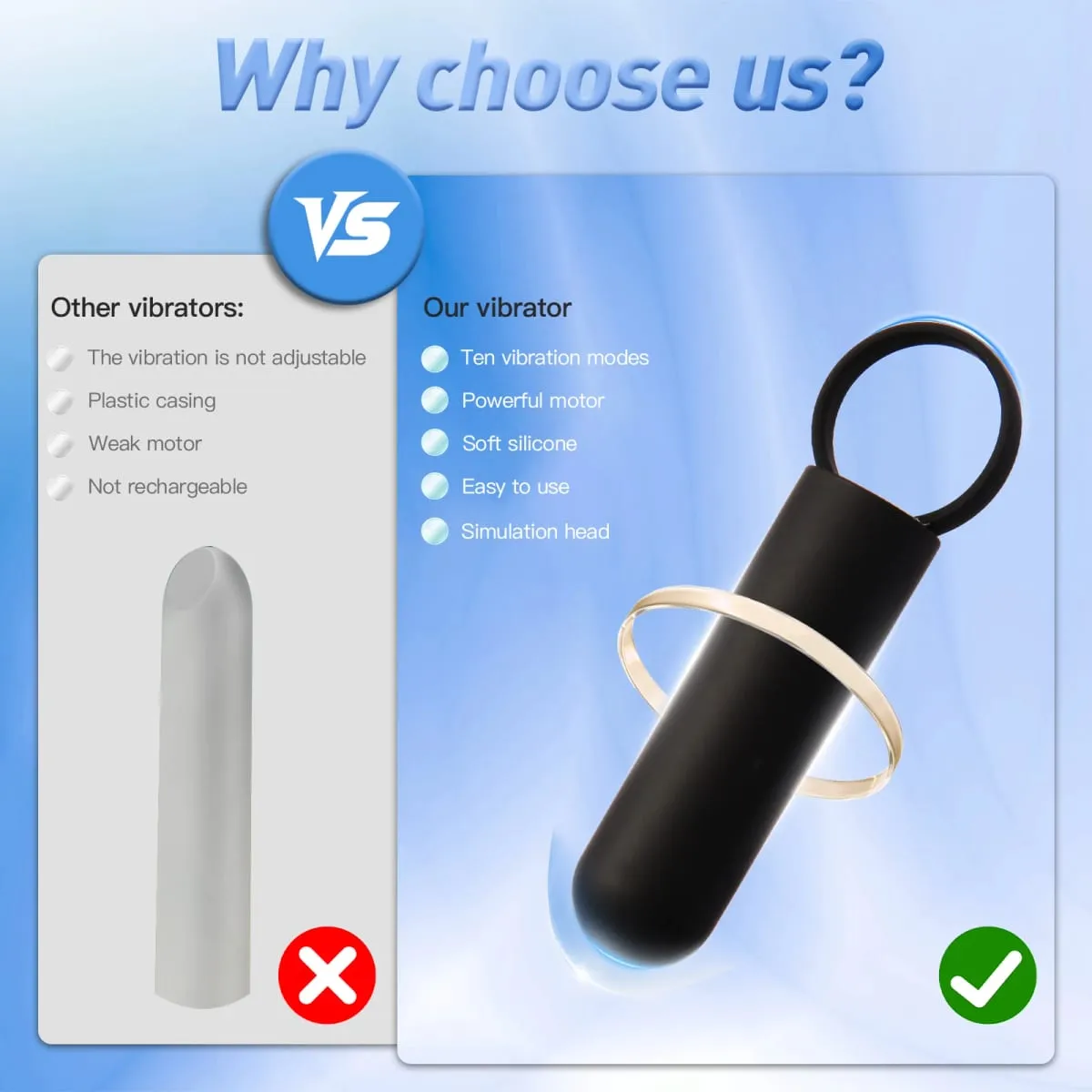 Puissant point G balle petite queue Vibration saut oeuf AV bâton de Massage Sexy Masturbation gode stimulateur de Clitoris jouets sexuels 18 — image 4