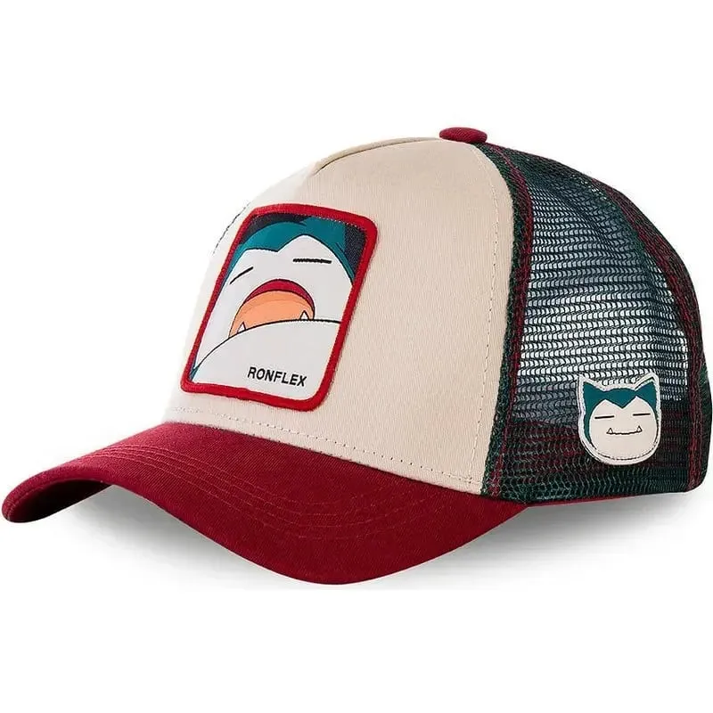 Pokemon Berretto da baseball ricamato di alta qualità Pikachu Gengar Snorlax Psyduck Anime Cappello in rete traspirante regolabile Regali Cosplay — image 3