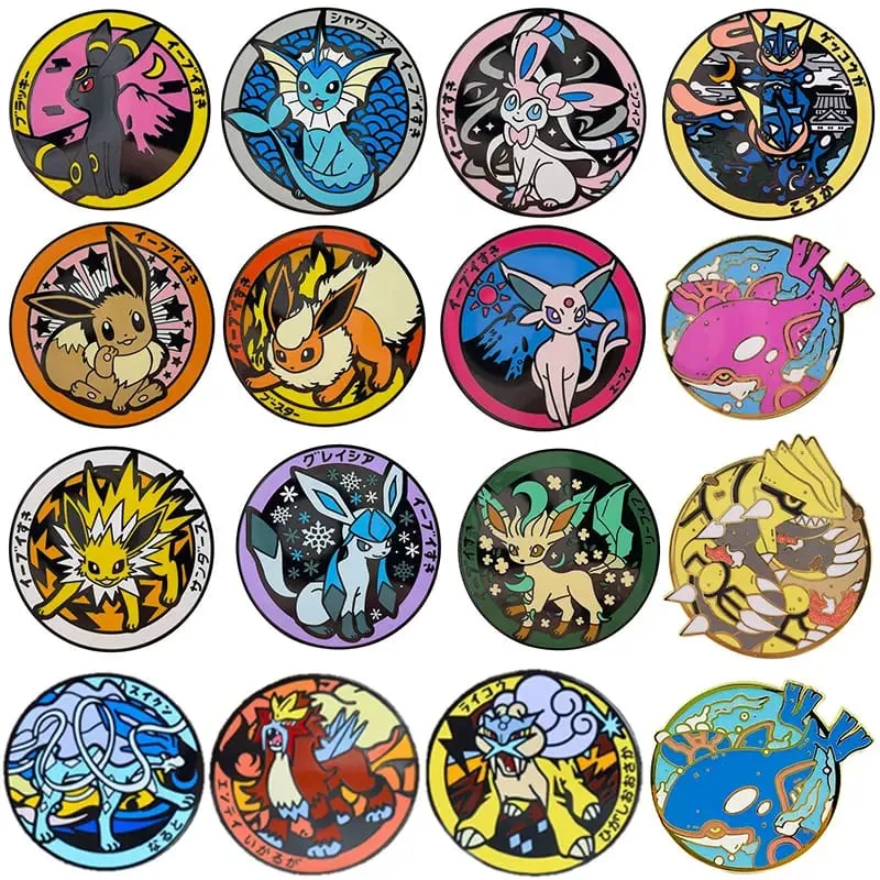 Pokemon Enamel Pin Lapel Pins for Backpacks Brooches Iron Badges Fashion Brooch for Clothes Jewelry Gifts Friends — image 1