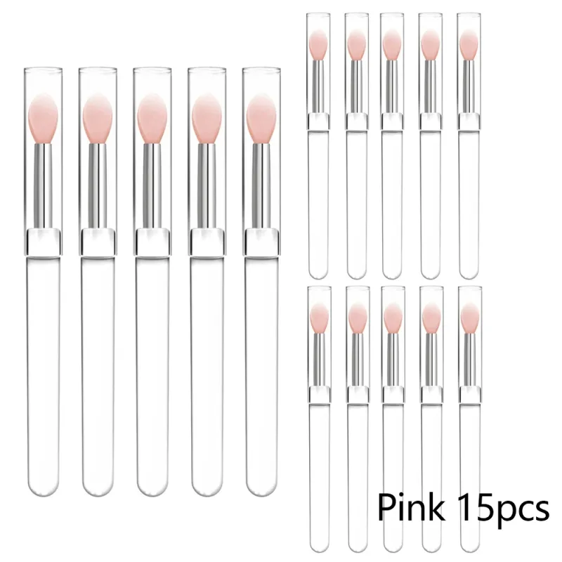 3/15PCS Silicone Lip Mask Applicator Reusable Lip Brush Transparent Lipstick Tool For Lip Gloss Eyeshadow Brushes Makeup Tools — image 14