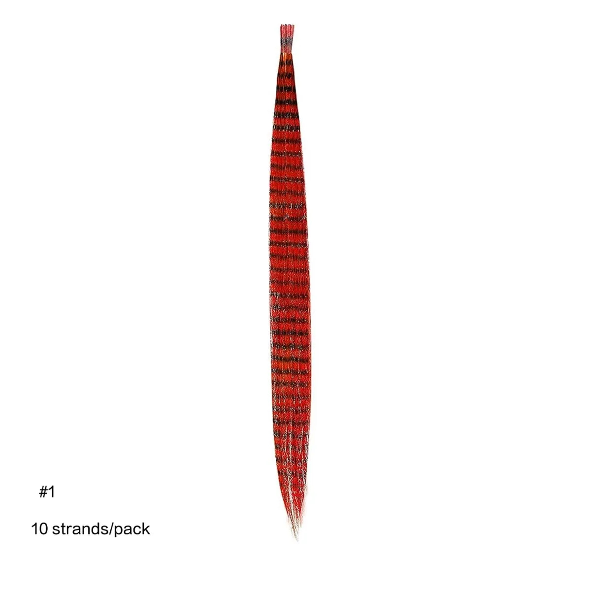 Extensions de cheveux synthétiques colorées I Tip, 10 racines/paquet, postiche 16 pouces, accessoires capillaires pour femmes et filles, utilisation quotidienne en fête