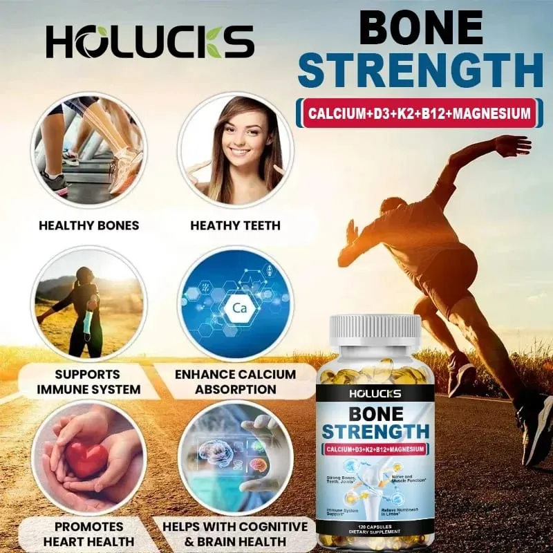 Yimiduk Geavanceerd botsterktesupplement met calcium voor alles-in-één botsterkte Flexibiliteit en vitaliteit Gezond ouder worden