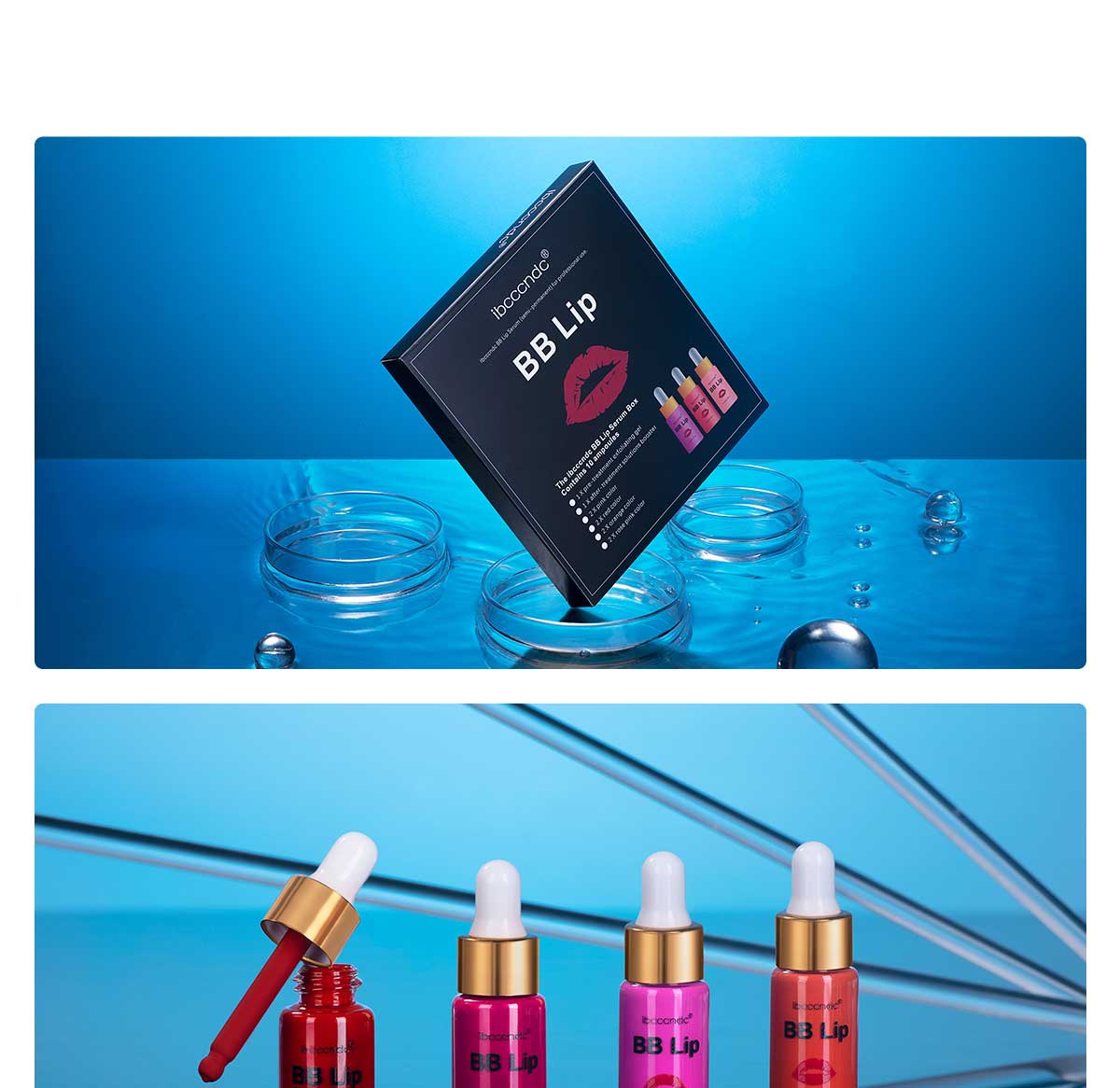 BB Lips Ampoule Serum Starter Set Semi-Permanent BB Lip Gloss Tinted Pigment Lasting Moisturizing Para sa Lip Care Korea Glow — image 5
