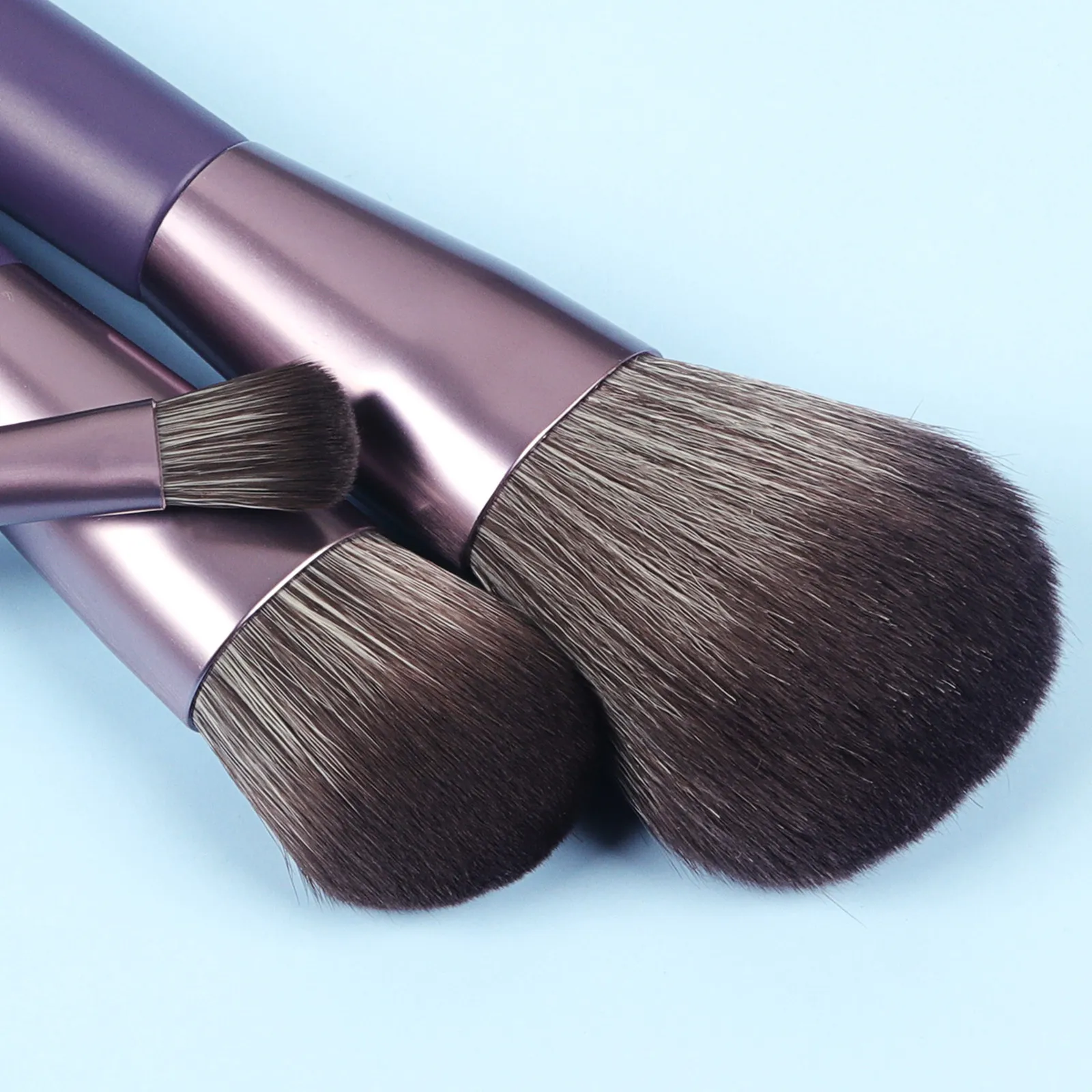 Draagbare 7-delige complete make-upborstels met PU-opbergemmer Foundation Highlight Wenkbrauw Cosmetische kit voor beginners — image 4