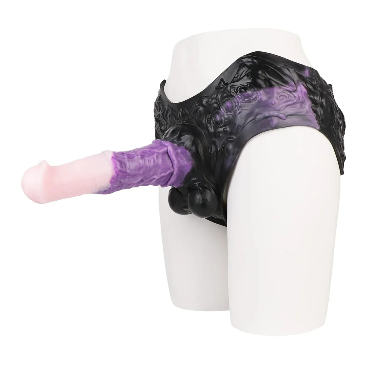 Strap On Cavallo lungo Guaina per dildo Imbracatura in silicone Mutandine per dildo Manicotto per pene indossabile Giocattolo adulto del sesso per uomini Preservativo riutilizzabile — image 3