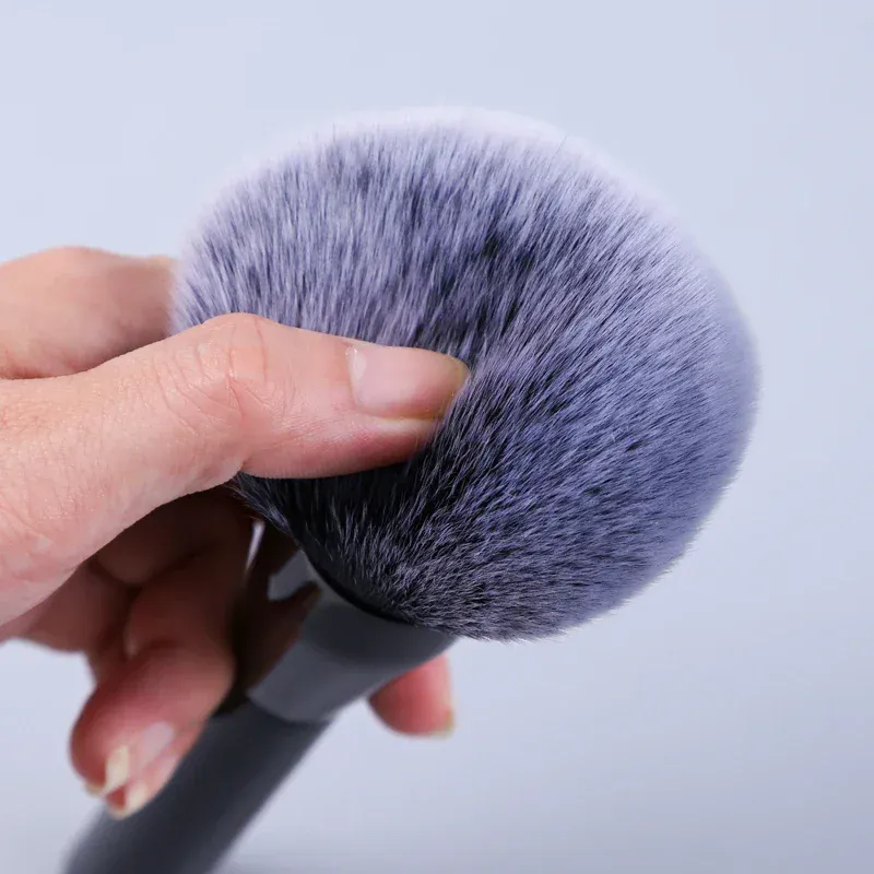 1pc Pennello professionale per cipria in polvere Pennelli per trucco di grandi dimensioni Pennello per scolpire fondotinta multifunzionale per fard Strumenti per il trucco — image 3