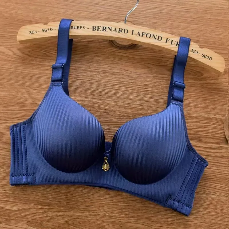 Sexy Wireless Push Up Bra No Steel Ring Seamless 8cm Thick Padded Lingerie for Women Comfort Adjustable Straps — image 11