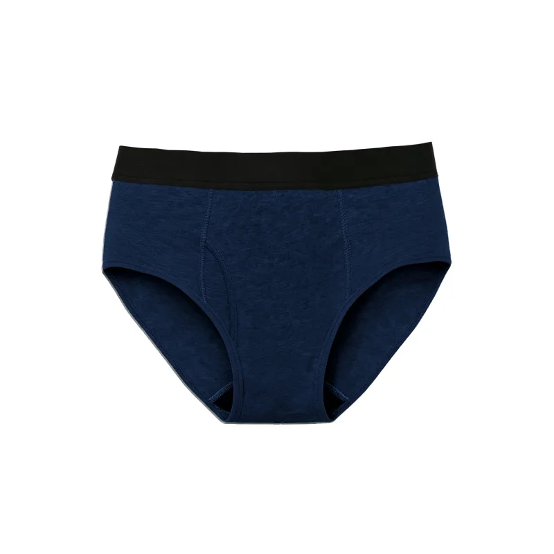 Leak-Proof Antibacterial Sanitary Cotton Men's Incontinence Briefs Absorbent Urinary Underwear Reusable Washable Berif