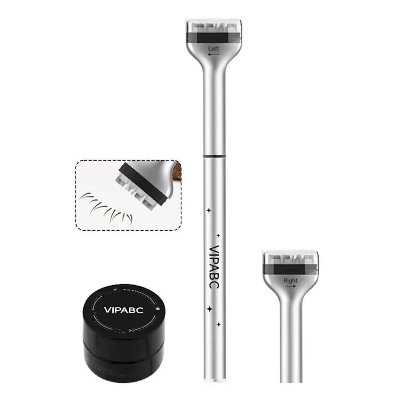 3in1 Eye แต่งหน้าแสตมป์แบบพกพา Lasting Smudge-Proof Stamp Eyeliner & Mole Fast Application Eye แต่งหน้าชุดขนตาแต่งหน้าเครื่องมือ — image 8