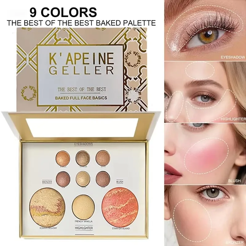Tuscan Dreams Holiday Baked Starter Kit (4-teilig) – Make-up-Palette für das ganze Gesicht, Grundierung mit Pinseln in limitierter Auflage