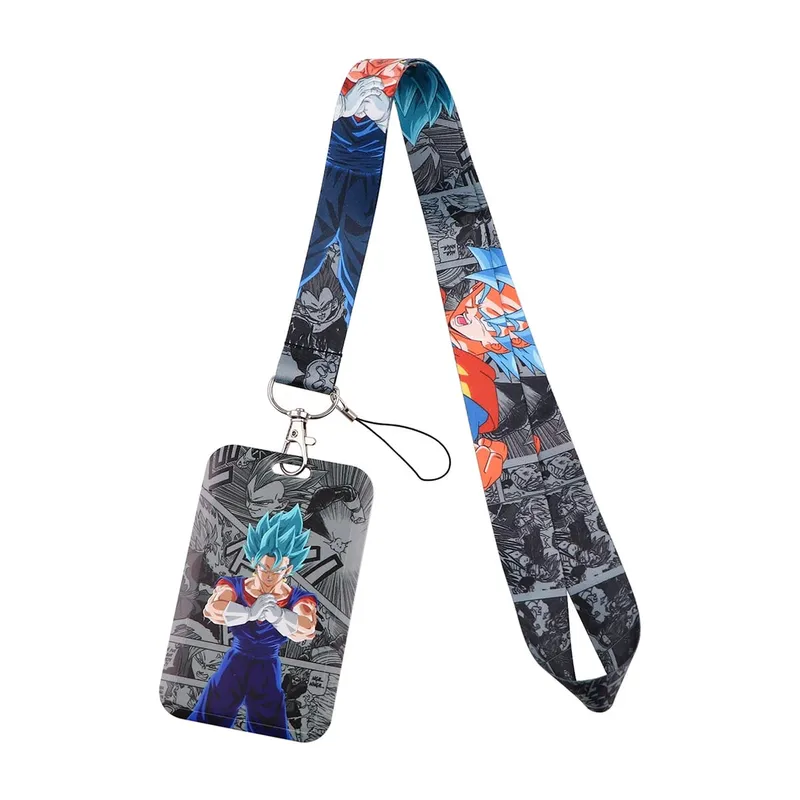 Lanyard Tali Watak Anime untuk Kad ID Kunci Pemegang Lencana Tali Pesona DIY Tali Gantung Sejuk Aksesori Gantungan Kunci Hadiah Cosplay — image 2
