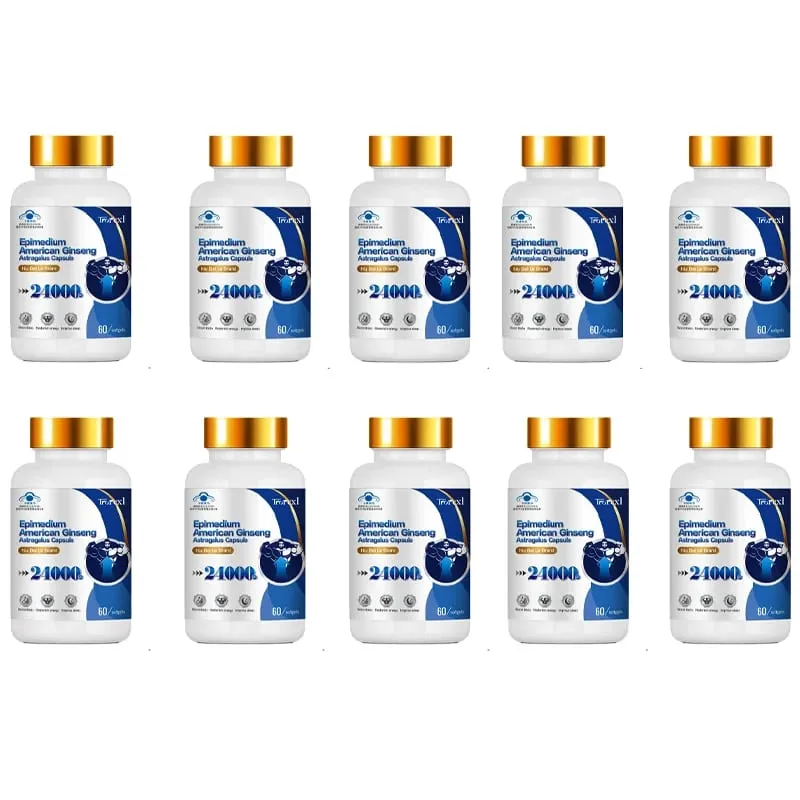 תוסף חוזק נוסף עם תמצית תמצית ג'ינסנג Epimedium ו- Panax לזכר תומך בשיפור רמות האנרגיה הגברית — image 10