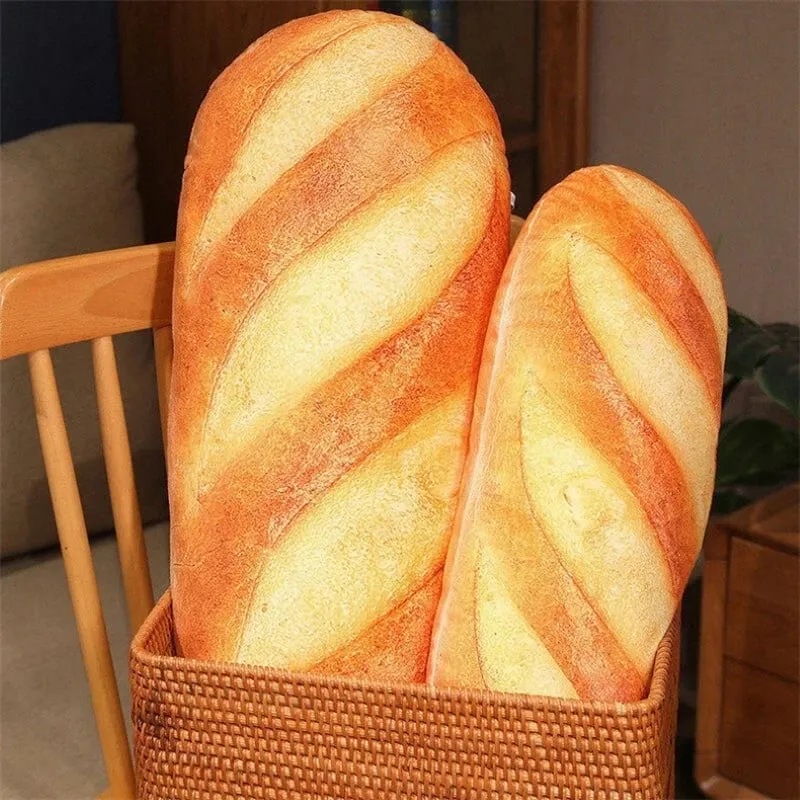 Simulazione 3D Pane Peluche Cuscino Morbido Burro Pane Tostato Cuscino Alimentare Cuscino Lombare Cuscino Farcito per La Decorazione Domestica — image 5