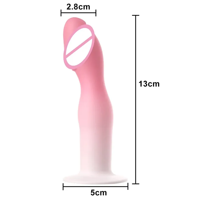 Flexibilní tekuté silikonové dildo pro začátečníky Anální kolík Prosate Massager G Bod Osobní masážní nástroj Přísavka Sexuální hračka pro ženy — image 10