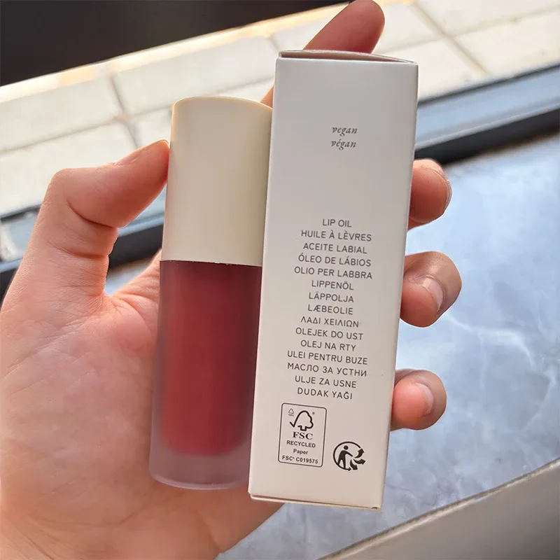 Summer Limited Rho Vanilla Beige LipBalm Set di rossetti trasparenti idratanti Tubo morbido e liscio Specchio per labbra Lucidalabbra Blum per labbra Trucco — image 24