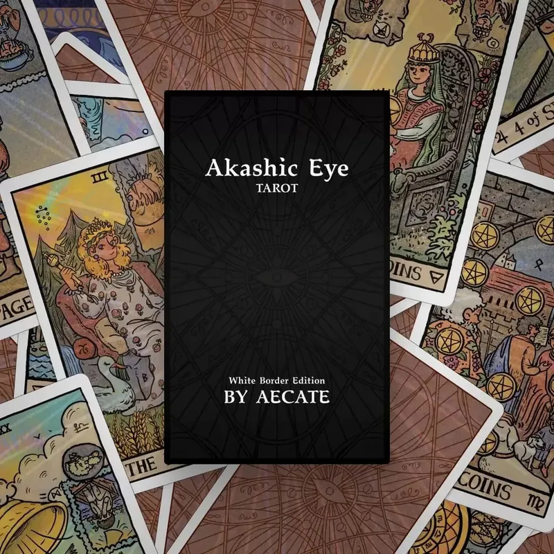 Akashic Eye Tarot & West Tarot Cards – Lässiges Brettspieldeck für Freizeitspiele