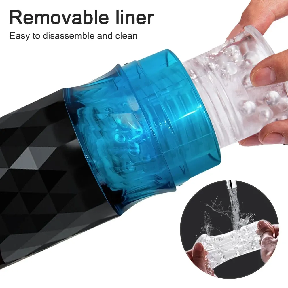 Automatic Male Masturbator Cup Telescopic Rotation Vagina Masturbation Sex Toys for Men Adults Thrusting Vibration Mastubator