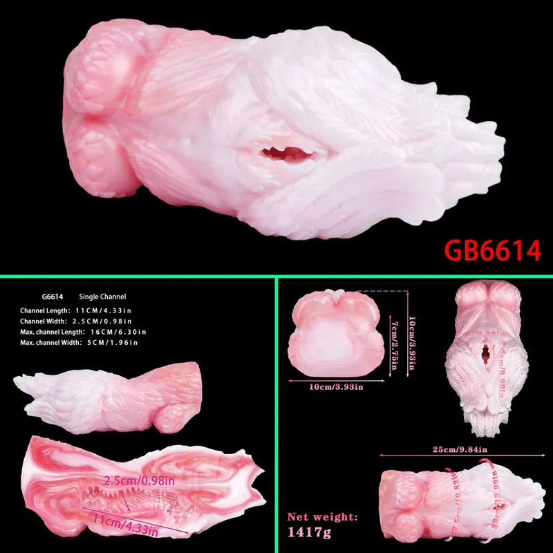Fantasy Glutei/Torso Stile Silicone Masturbatore Maschile Singolo/Doppio Canale Per Adulti Onahole Pocket Pussy Stroker Giocattoli Del Sesso 오나홀 — image 17
