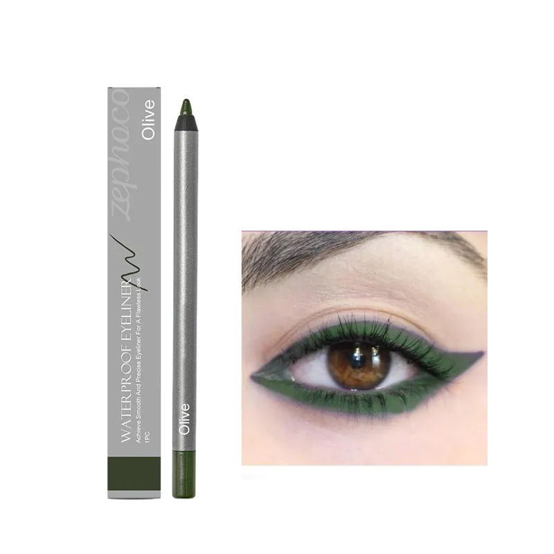 ปากกาอายไลเนอร์กันน้ำธรรมชาติ Outline Line Quick-Drying เริ่มต้น Eye แต่งหน้า Anti Smudge อายไลเนอร์แต่งหน้าเครื่องสำอาง — image 11