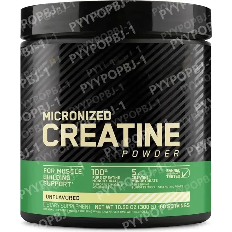 Creatina monoidrato micronizzata in polvere pura e non aromatizzata per lo sviluppo muscolare, forza, potenza e supporto per il recupero, adulti 300 g
