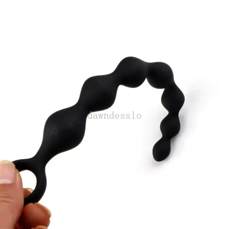 20CM Silikon Manik Dubur Perangsang Prostat Palam Punggung Bola Palam Dubur 18+ Wanita Dewasa Lelaki Pasangan Menggoda Gay Erotik SM Mainan Seks — image 4
