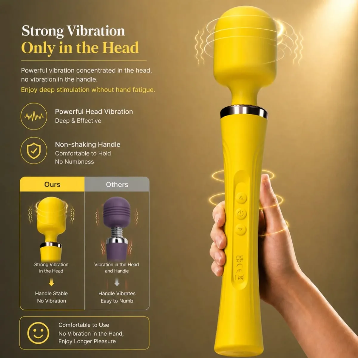 29 cm großer AV-Zauberstab-Vibrator, superstark, wiederaufladbar, Silikon, Erwachsene, Sexspielzeug für Frauen, starke Vibration, persönliches Massagegerät