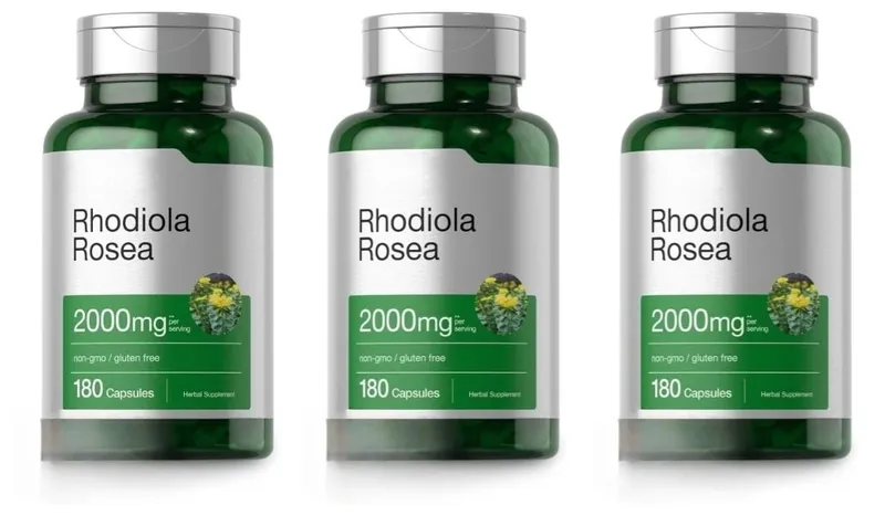 Ekstrak Akar Rhodiola Rosea 2000mg Suplemen Diet Herbal Setara 180 Kapsul — image 9